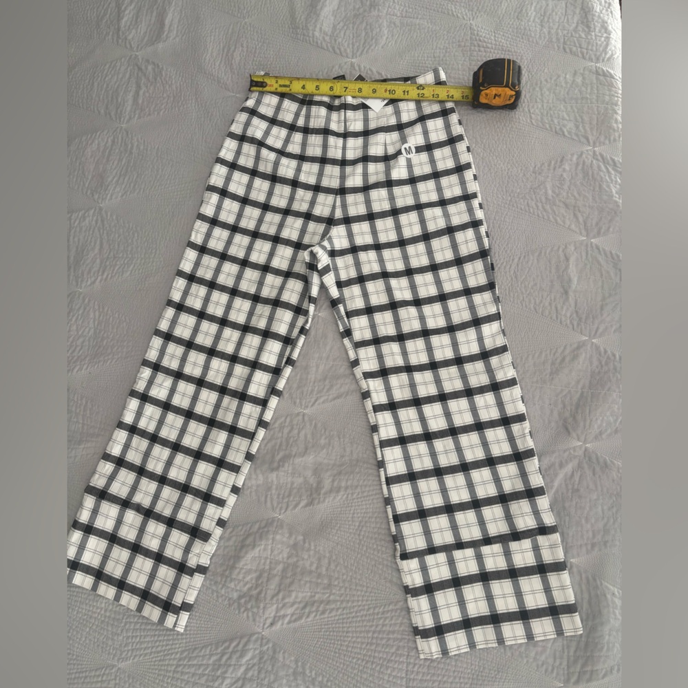 Rue21 Black and White Checkered Trousers